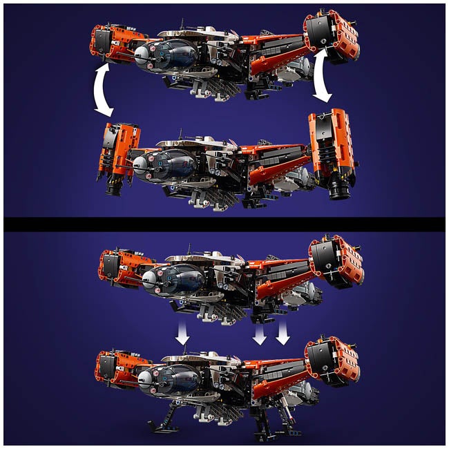 LEGO TECHNIC VTOL HEAVY CARGO SPACESHIP LT81