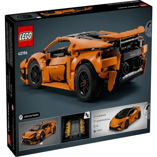 LEGO TECHNIC LAMBORGHINI HURACAN TECNICA ORANGE