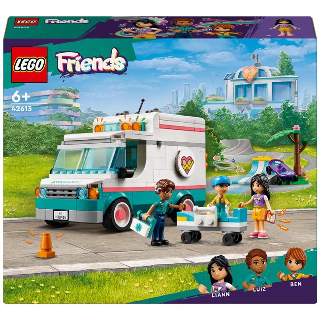 LEGO FRIENDS HEARTLAKE CITY HOSPITAL AMBULANCE