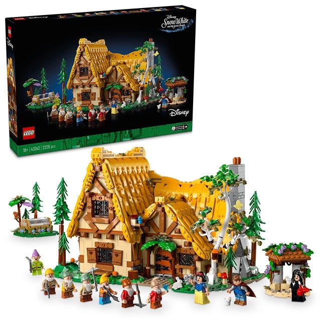 LEGO DISNEY SNOW WHITE AND THE SEVEN DWARFS COTTAGE