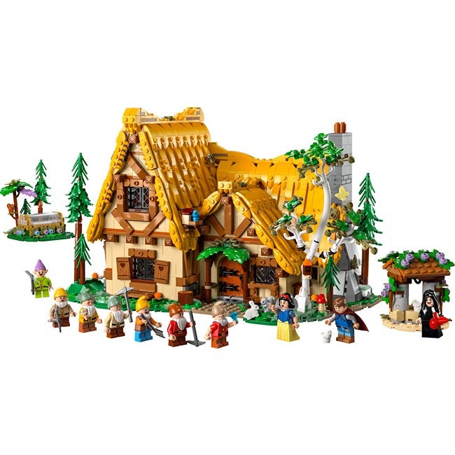 LEGO DISNEY SNOW WHITE AND THE SEVEN DWARFS COTTAGE