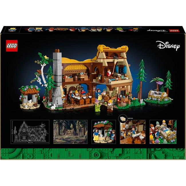 LEGO DISNEY SNOW WHITE AND THE SEVEN DWARFS COTTAGE