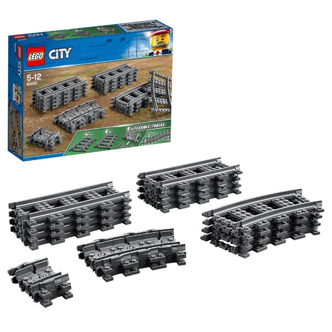 LEGO CITY TRAIN TRACKS