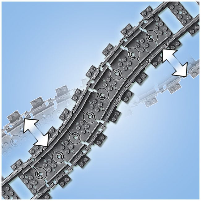 LEGO CITY TRAIN TRACKS