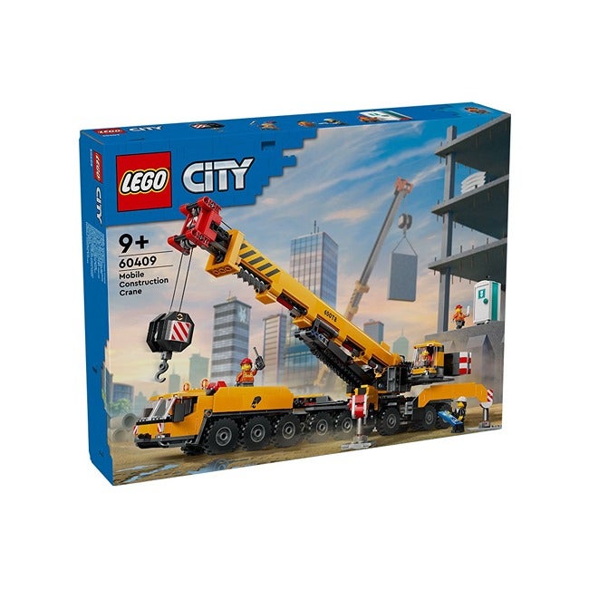LEGO CITY YELLOW MOBILE CONSTRUCTION CRANE