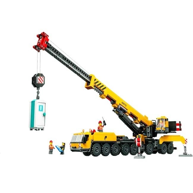 LEGO CITY YELLOW MOBILE CONSTRUCTION CRANE