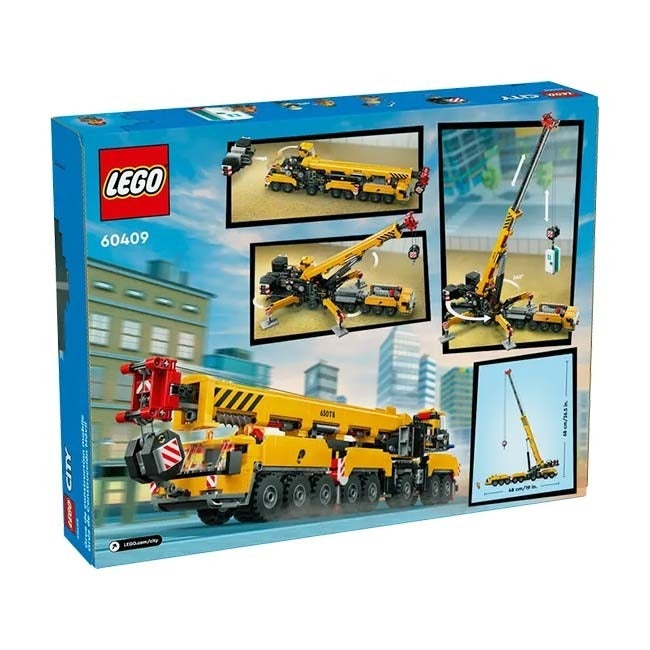 LEGO CITY YELLOW MOBILE CONSTRUCTION CRANE