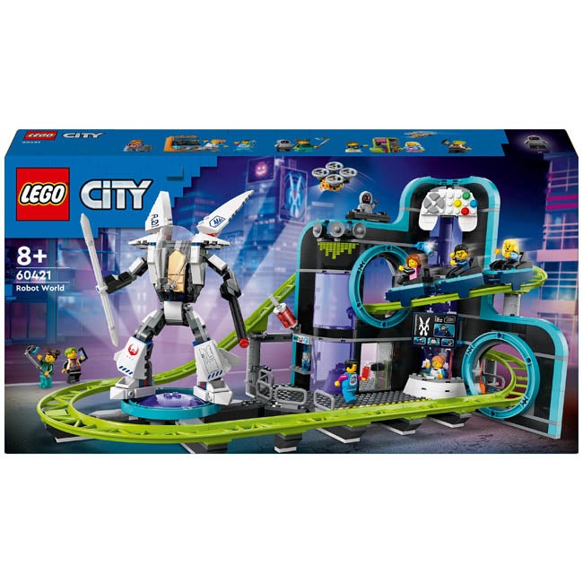 LEGO CITY ROBOT WORLD ROLLER-COASTER PARK