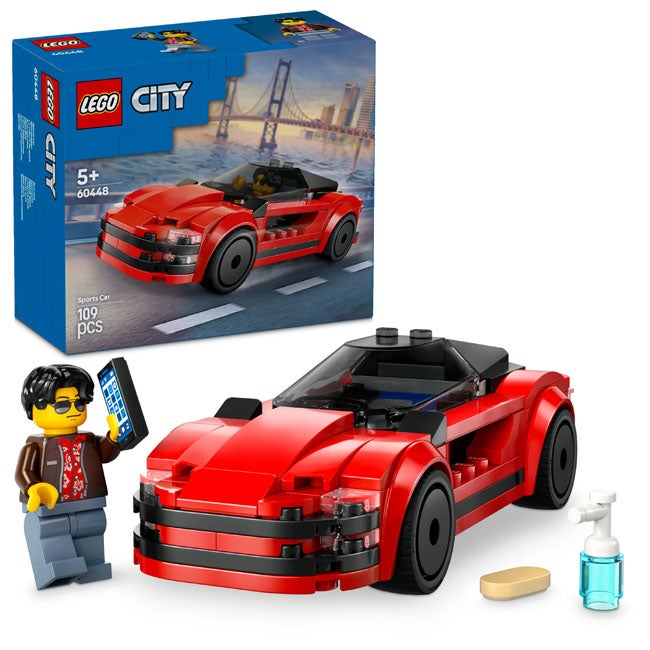 LEGO CITY RED SPORTS CAR