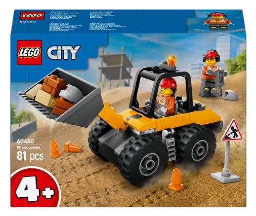 LEGO CITY YELLOW CONSTRUCTION WHEEL LOADER