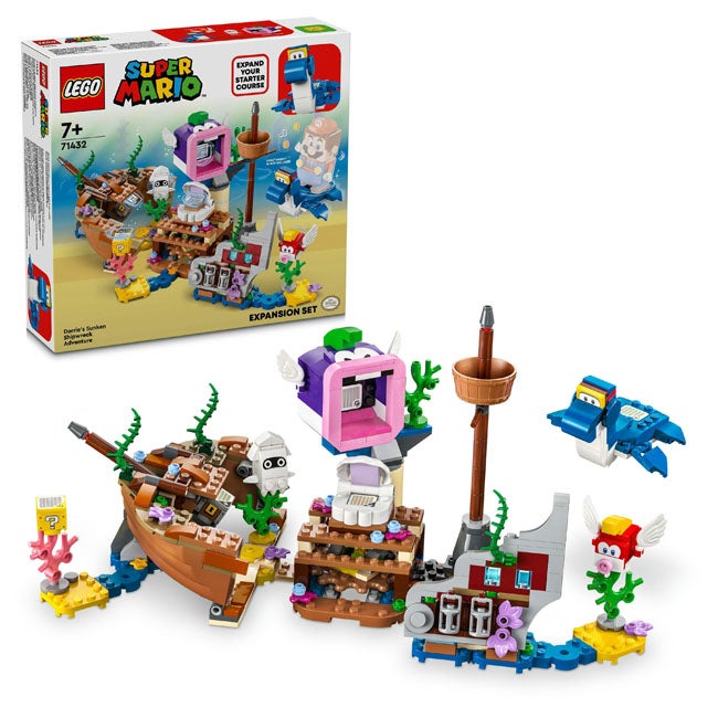LEGO SUPER MARIO DORRIES SUNKEN SHIPWRECK ADVENTURE EXPANSI