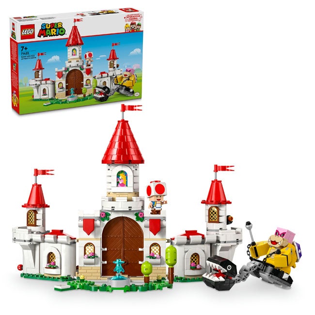 LEGO SUPER MARIO BATTLE WITH ROY AT PEACHES CASTLE