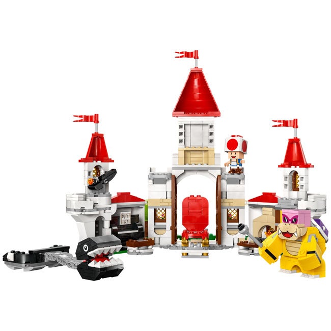 LEGO SUPER MARIO BATTLE WITH ROY AT PEACHES CASTLE
