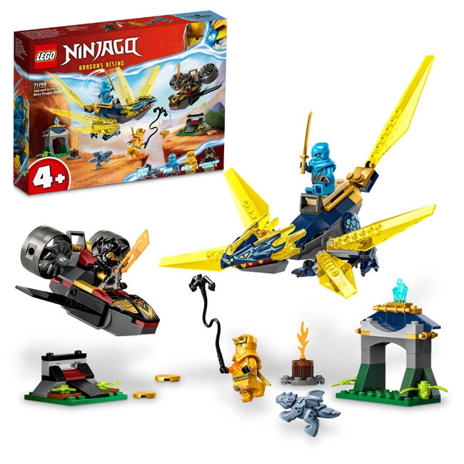 LEGO NINJAGO NYA AND ARINS BABY DRAGON BATTLE