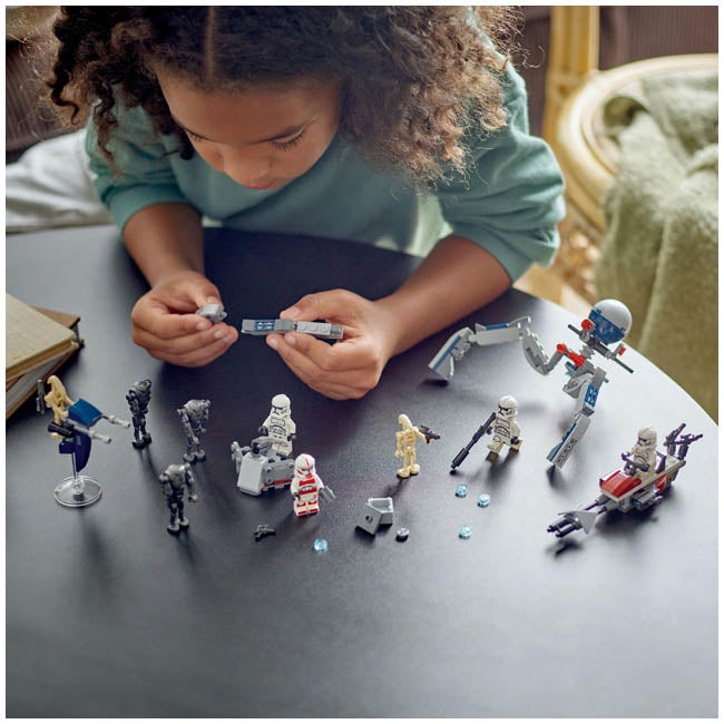 LEGO STAR WARS CLONE TROOPER AND BATTLE DROID BATTLE PACK