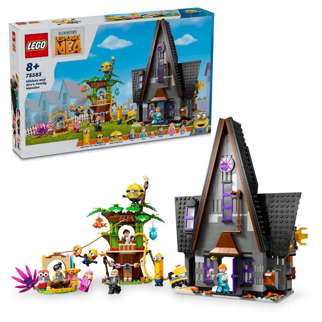 LEGO MINIONS AND GRUS FAMILY MANSION