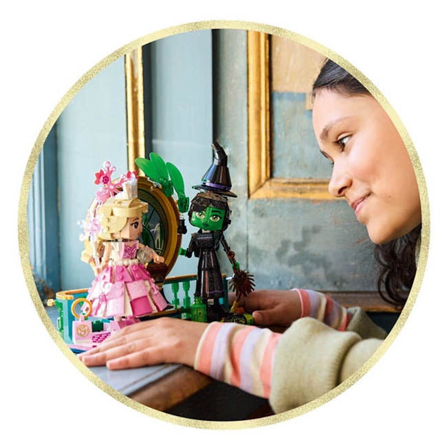 LEGO WICKED ELPHABA & GLINDA FIGURES