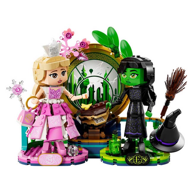 LEGO WICKED ELPHABA & GLINDA FIGURES