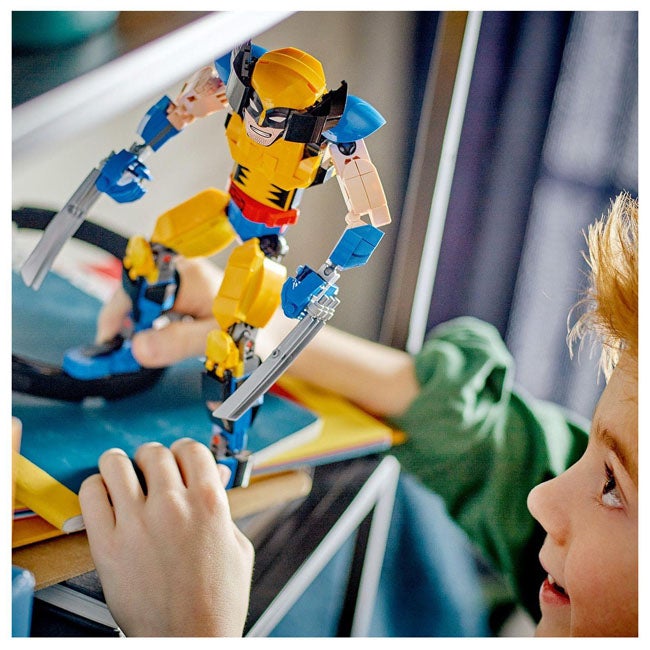LEGO MARVEL WOLVERINE CONSTRUCTION FIGURE