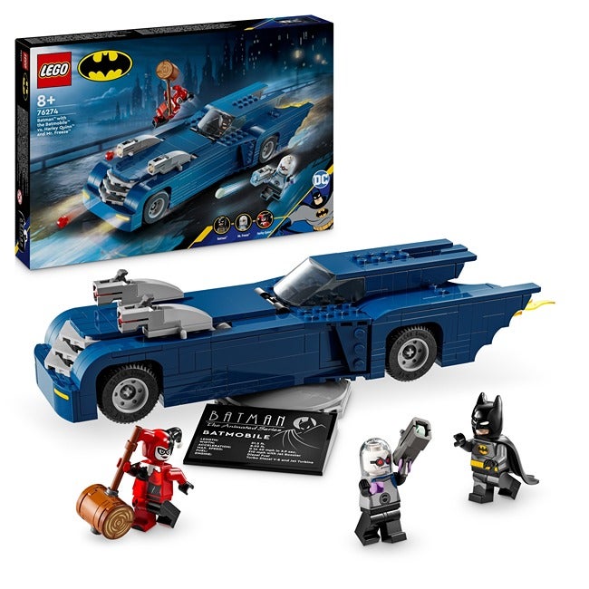 LEGO BATMAN BATMAN WITH THE BATMOBILE VS. HARLEY QUINN AN