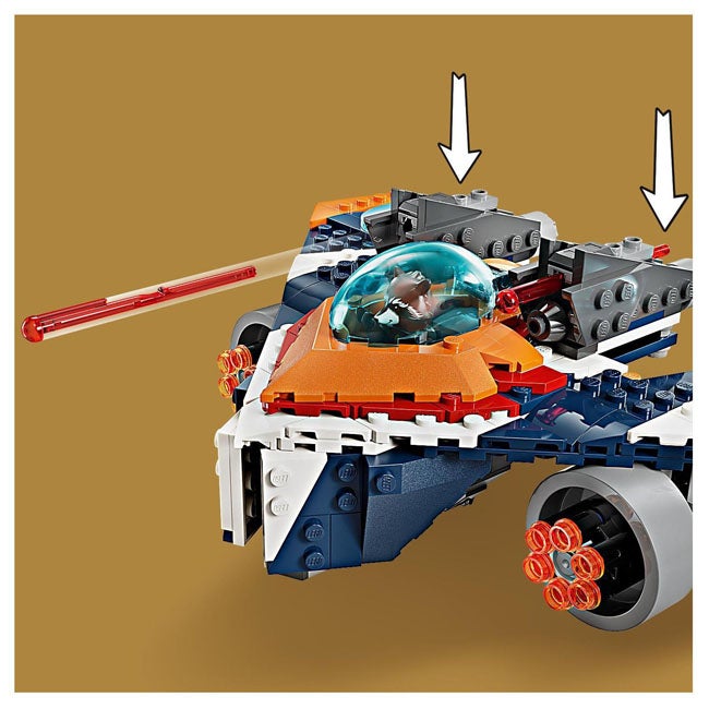 LEGO SUPER HEROES MARVEL ROCKETS WARBIRD VS. RONAN