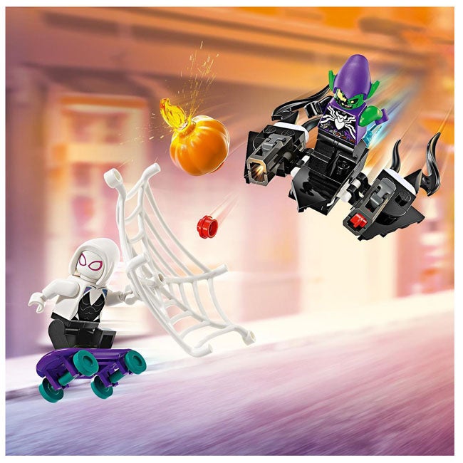 LEGO MARVEL SPIDER-MAN RACE CAR AND VENOM GREEN GOBLIN