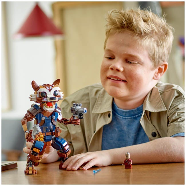 LEGO SUPER HEROES MARVEL ROCKET AND BABY GROOT