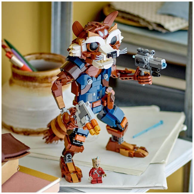 LEGO SUPER HEROES MARVEL ROCKET AND BABY GROOT