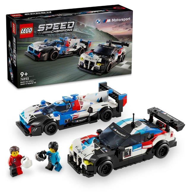 LEGO SPEED CHAMPION BMW M4 GT3 AND BMW M HYBRID V8 RACE CARS