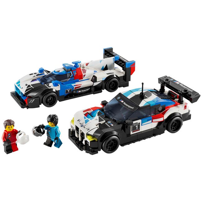 LEGO SPEED CHAMPION BMW M4 GT3 AND BMW M HYBRID V8 RACE CARS