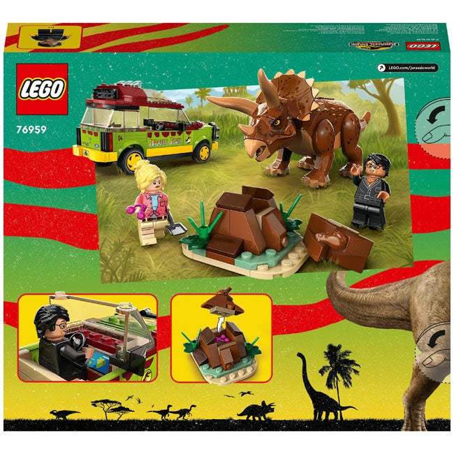 LEGO JURASSIC WORLD TRICERATOPS RESEARCH