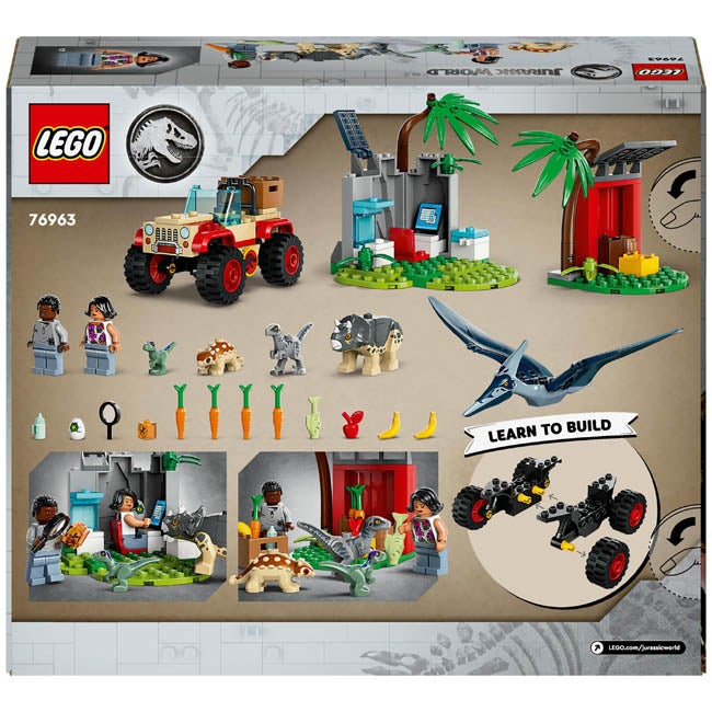 LEGO JURASSIC WORLD BABY DINOSAUR RESCUE CENTER