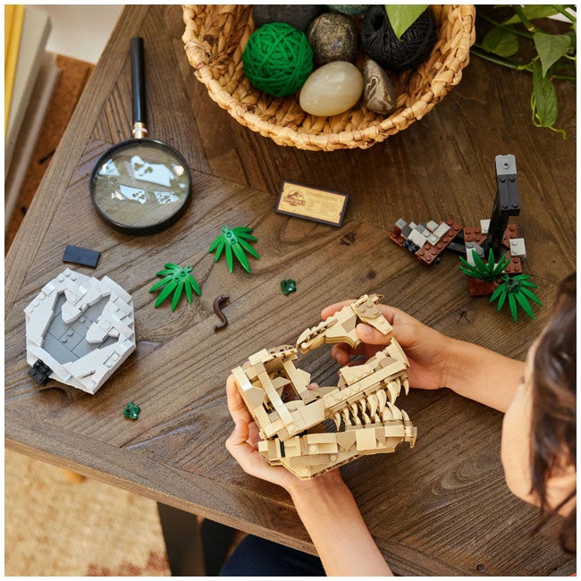 LEGO JURASSIC WORLD DINOSAUR FOSSILS: TREX SKULL