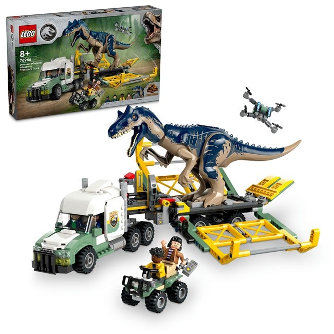 LEGO JURASSIC WORLD DINOSAUR MISSIONS: ALLOSAURUS TRANSPORT