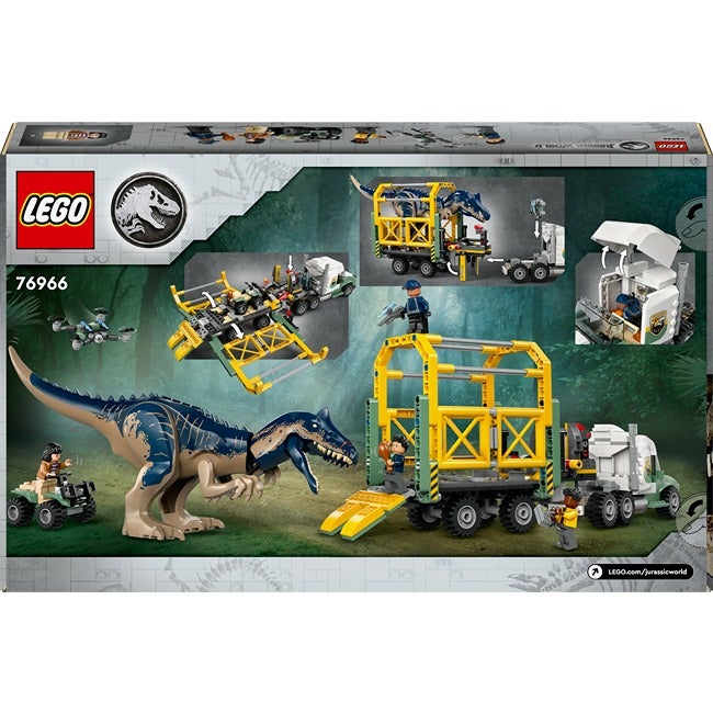 LEGO JURASSIC WORLD DINOSAUR MISSIONS: ALLOSAURUS TRANSPORT
