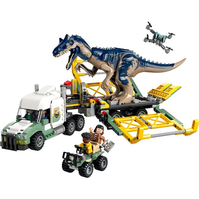 LEGO JURASSIC WORLD DINOSAUR MISSIONS: ALLOSAURUS TRANSPORT