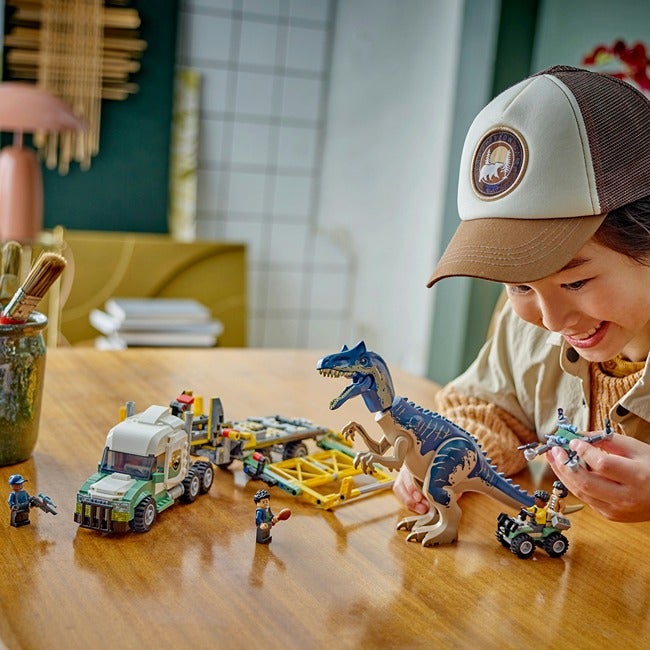 LEGO JURASSIC WORLD DINOSAUR MISSIONS: ALLOSAURUS TRANSPORT