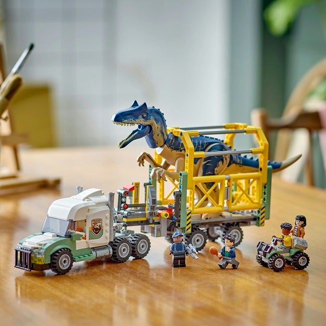 LEGO JURASSIC WORLD DINOSAUR MISSIONS: ALLOSAURUS TRANSPORT