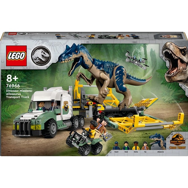 LEGO JURASSIC WORLD DINOSAUR MISSIONS: ALLOSAURUS TRANSPORT