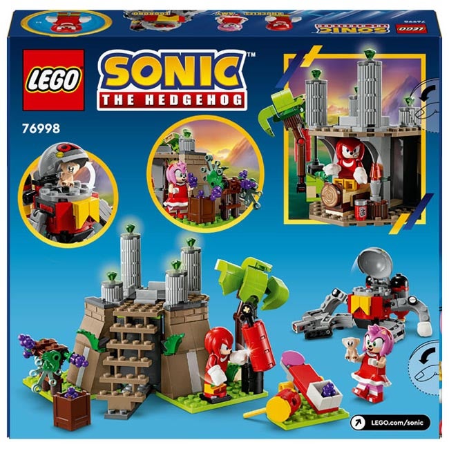 LEGO SONIC THE HEDGEHOG KNUCKLES AND THE MASTER EMERALD SHRI