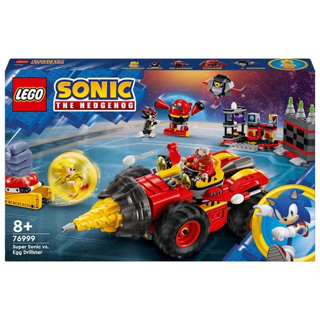 LEGO SONIC THE HEDGEHOGO SUPER SONIC VS. EGG DRILLSTER