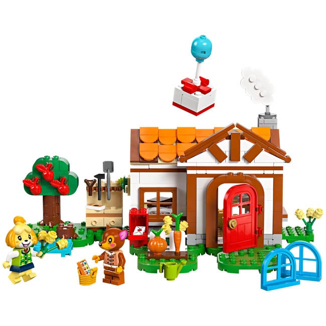 LEGO ANIMAL CROSSING ISABELLES HOUSE VISIT