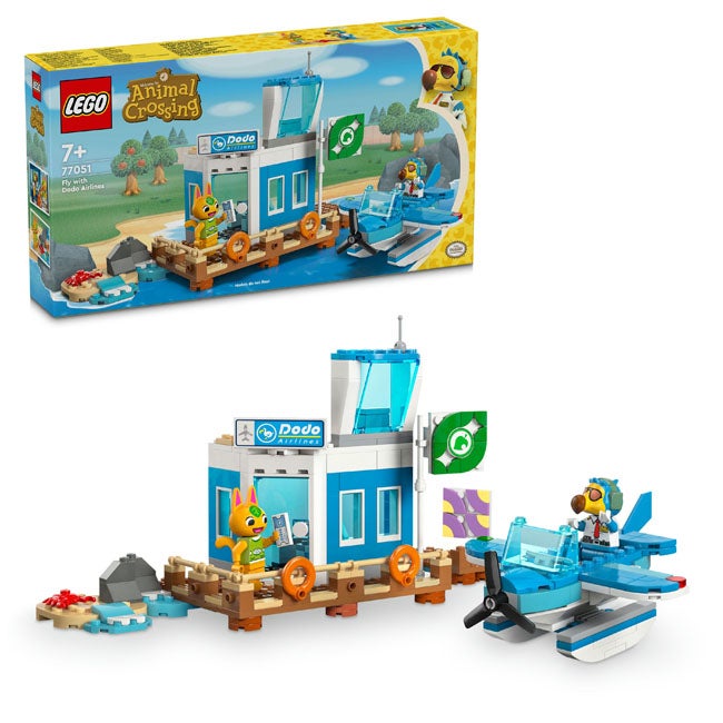 LEGO ANIMAL CROSSING FLY WITH DODO AIRLINES