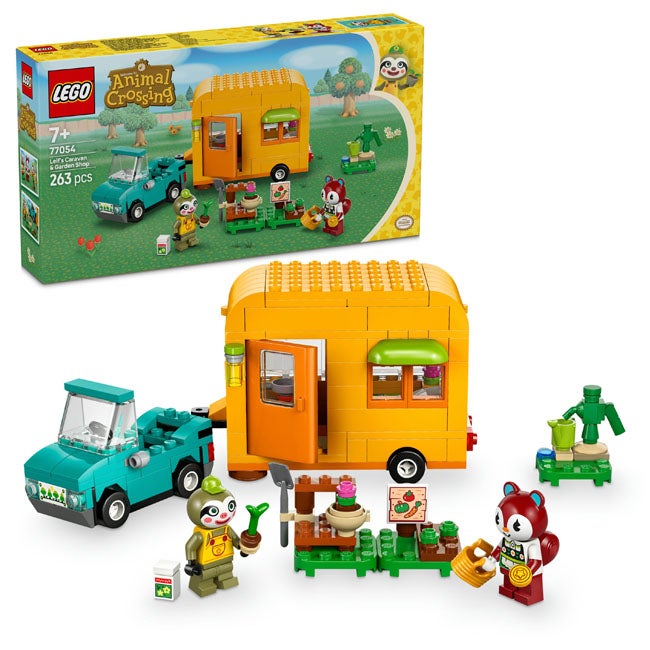 LEGO ANIMAL CROSSING LEIFS CARAVAN AND GARDEN SHOP