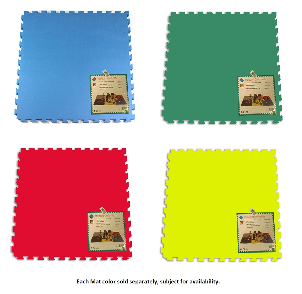 LEE CHYUN FLOOR MAT 4 PIECES (62CM x 62CM x 14MM)