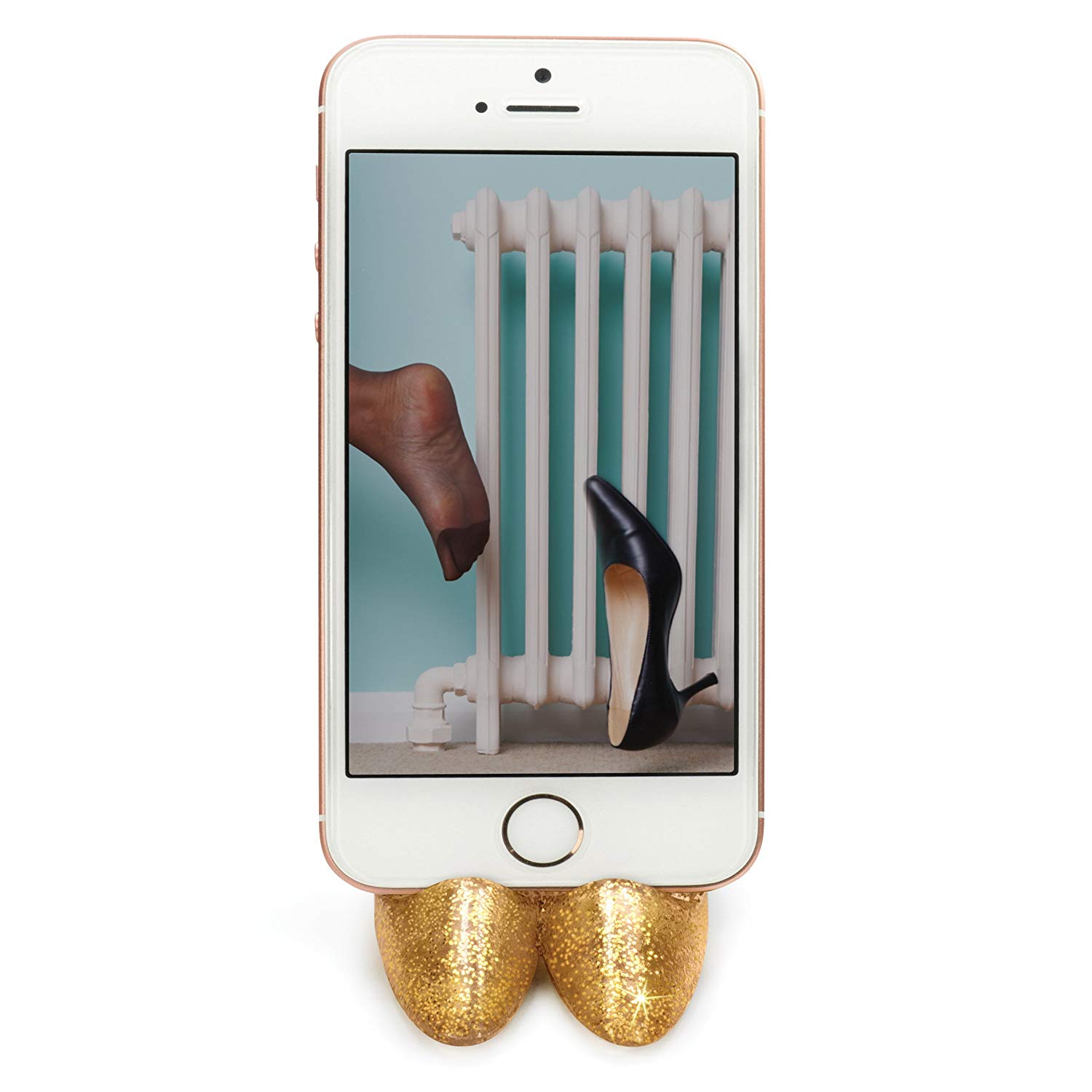 FRED & FRIENDS FRED PUMPED UP-GLITTER PHONE STAND GOLD