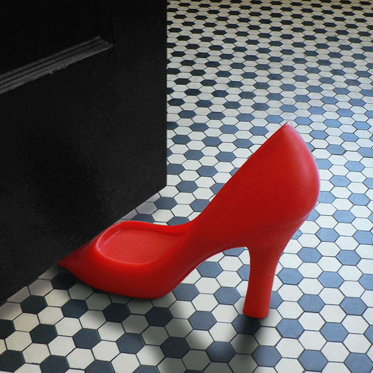 FRED & FRIENDS FRED FOOT IN THE DOOR - DOOR STOP-RED