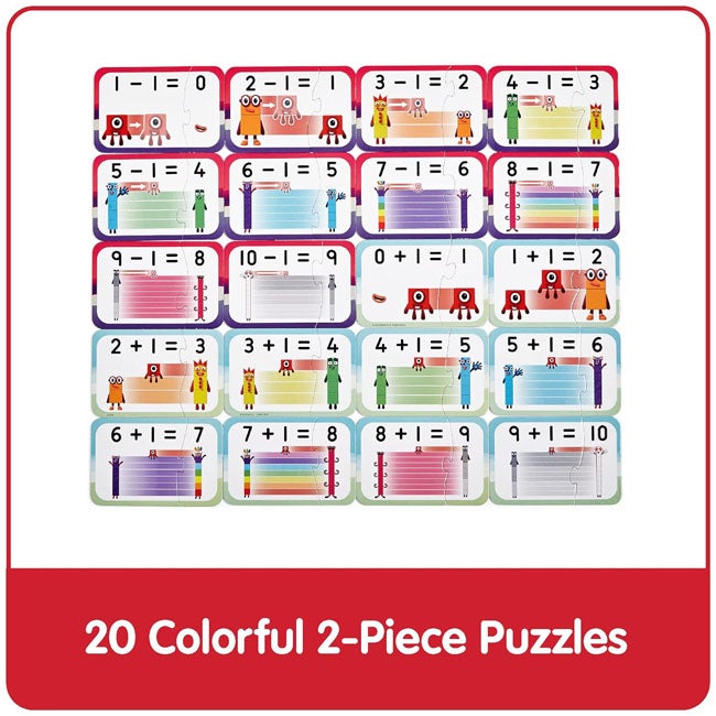 NUMBERBLOCKS ADDING AND SUBTRACTING PUZZLE SET