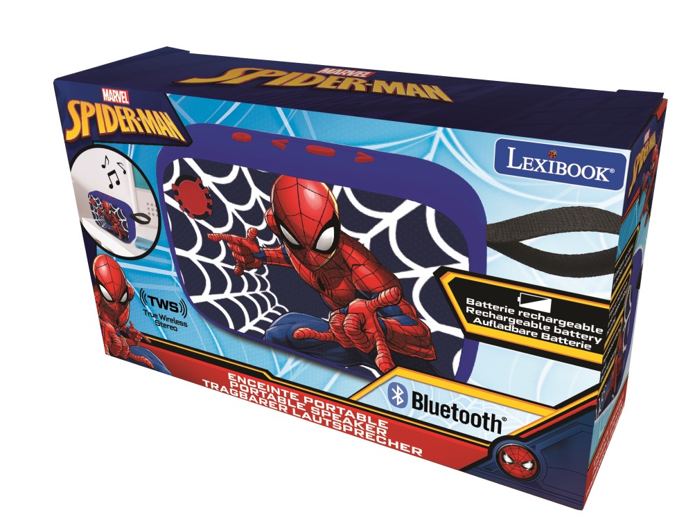 LEXIBOOK SPIDER-MAN BLUETOOTH PORTABLE SPEAKER