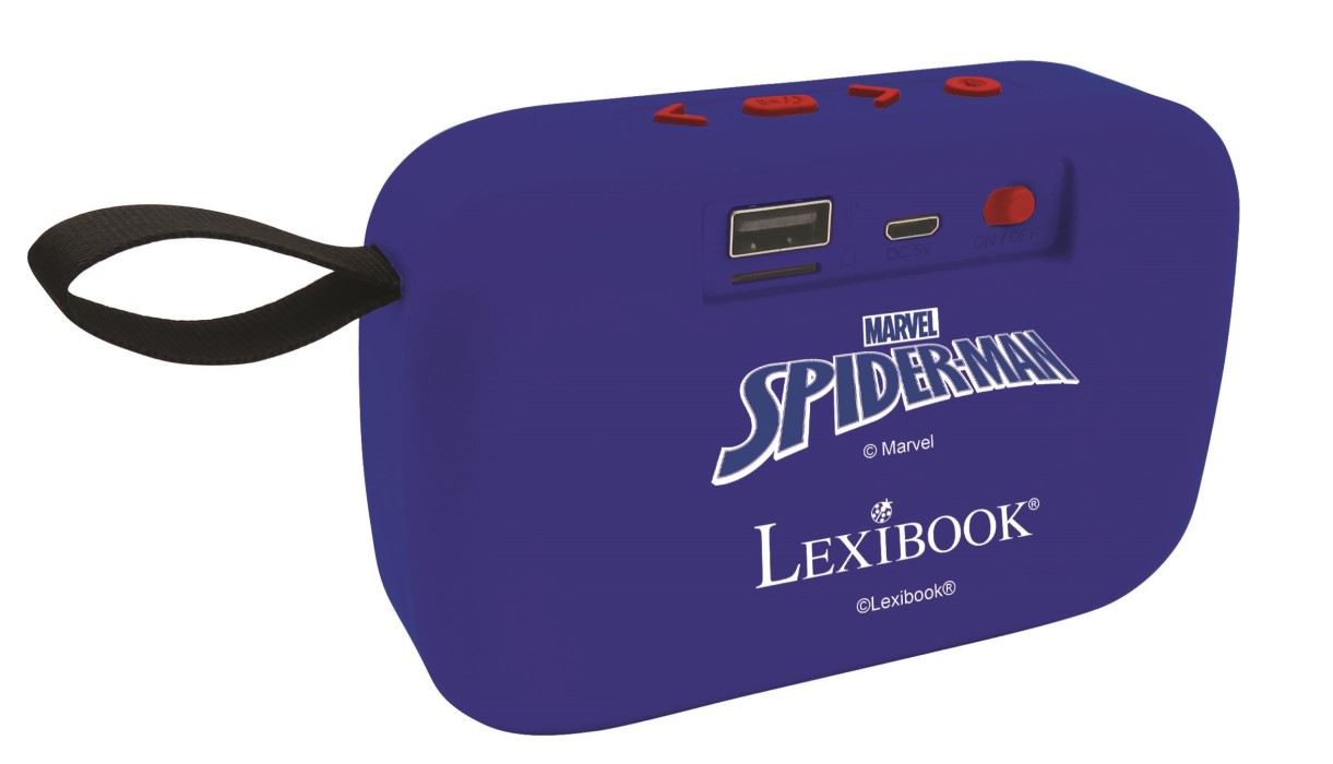 LEXIBOOK SPIDER-MAN BLUETOOTH PORTABLE SPEAKER